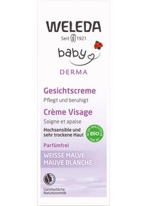 Weleda baby DERMA Gesichtscreme weisse Malve