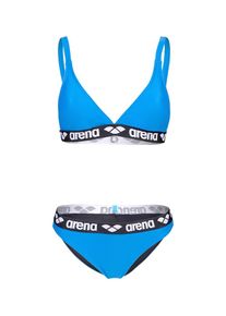 arena Bikini 'ELASTIC SOLID' Damen, himmelblau / schwarz / weiß, Größe L