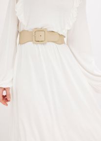 Stretchgürtel in beige, Grösse 65, bonprix