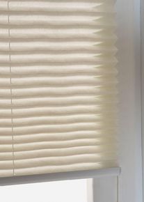 Plissee mit Struktur in weiss | 130x40 cm | bonprix