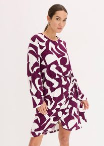 Jerseykleid aus softem Viskose-Mix in weiss, Grösse 32/34 (XS), bonprix