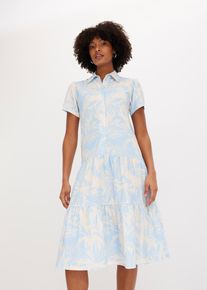 Polo -Shirtkleid in blau, Grösse 38, bonprix