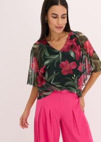 Shirt-Tunika aus Mesh in grün, Grösse 36/38 (S), bonprix