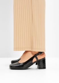 Sling Pumps in schwarz, Grösse 42, bonprix