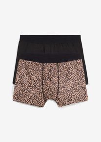 Boxershorts eng (3er Pack) in schwarz, Grösse 5 (M), bonprix