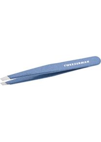 Tweezerman Pinzette »Schräge Slant« blau GRANITE SKY Perfekt zusammenlaufende, handgefeilte Spitzen