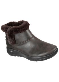 Skechers Winterstiefelette »ON-THE-GO JOY ENDEAVOR«, mit 3M Scotchgard-Imprägnierung braun 40 dunkelbraun Modische Stiefelette zum Schlupfen