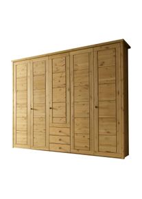 Drehtüren-Kleiderschrank "Mascella" | Kiefer | Massivholz-Kleiderschränke | allnatura