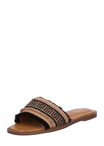 Aldo Pantolette 'NALANI' Damen, braun / schwarz, Größe 8.5