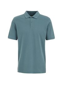 WE Fashion, Hommes T-Shirt, bleu cyan