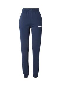 Hummel, Femmes Pantalon de sport 'Elemental', bleu marine / blanc