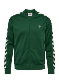 Hummel, Hommes Veste de survêtement 'Archive', vert foncé / blanc