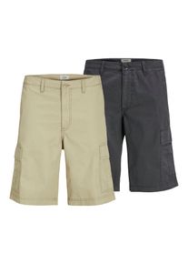 Jj Rebel Cargoshorts 'JREBCARLOS' Herren Gr&ouml;&szlig;e 31/32 taupe / anthrazit