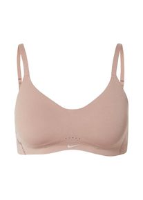 Nike, Femmes Soutien-gorge de sport 'ALATE MINIMALIST', nude / gris clair
