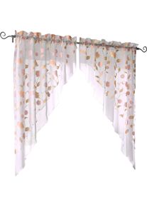 HEINE HOME Gardine weiss-apricot
