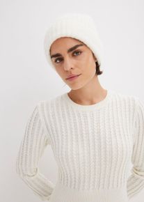 Mütze in weiss, Grösse Onesize, bonprix