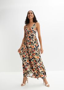 Maxikleid aus softem Viskose-Mix in schwarz, Gr&ouml;sse 36/38 (S), bonprix