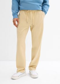 Relaxed Fit Stretch-Schlupfhose Straight in beige, Grösse 56, bonprix
