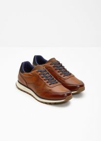 Bugatti Sneaker aus Leder in braun, Grösse 44, bonprix