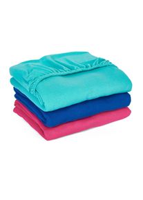 Jersey Spannbettlaken in Trendfarben in pink | 100x200 cm | 100% Baumwolle | bonprix