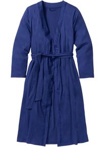 Bademantel aus Shirtqualität in blau, Grösse 40/42 (M), 100% Baumwolle, bonprix