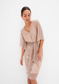 Kleid mit Glanzeffekt in rosa, Grösse 36/38 (S), bonprix