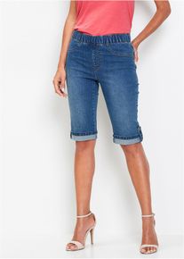 Jeans Bermuda Mid Waist Bequembund in blau, Grösse 36, aus über 80% Baumwolle, bonprix