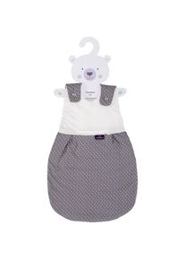Träumeland TRÄUMELAND Babyschlafsack »Außenschlafsack Pünktchen grau«, (1 tlg.) grau
