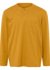 Herren Schlafanzug-Shirt ocker