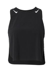 Nike, Femmes T-shirt fonctionnel 'AeroSwift', noir / blanc