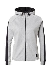 Hummel, Femmes Veste de survêtement 'Essi', gris chiné / noir