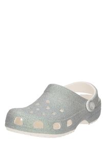 Crocs, Garçons Chaussures ouvertes 'Classic Iridescent', argent / blanc