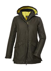 Killtec Outdoorjacke Damen, gelb / oliv, Größe 36
