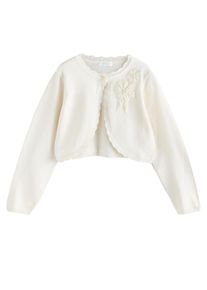 next Strickjacke M&auml;dchen Gr&ouml;&szlig;e 140 ecru