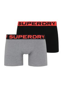 Superdry & Co Boxershorts Herren Gr&ouml;&szlig;e XXL graumeliert / rot / schwarz
