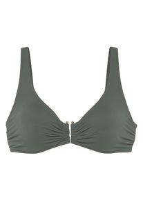 Lascana Bikini-Top Damen Gr&ouml;&szlig;e 75 oliv