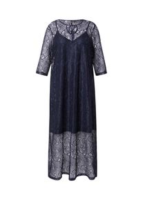 Vero Moda Curve Abendkleid 'VMCSIGNA' Damen Gr&ouml;&szlig;e 46 navy Winterkleid