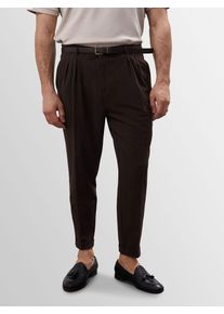 Antioch Bundfaltenhose Herren Gr&ouml;&szlig;e 46 braun / braunmeliert