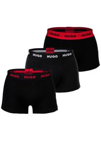 Hugo Boxershorts Herren Gr&ouml;&szlig;e S rot / schwarz / wei&szlig;
