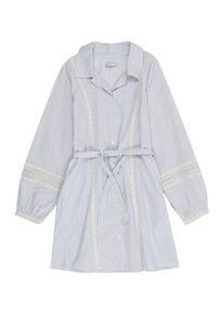 ONLY GIRLS, Filles Robe, bleu clair / blanc