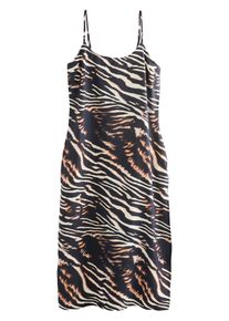 next Sommerkleid Damen Gr&ouml;&szlig;e 44 ecru / braun / schwarz