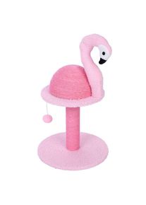 TIAKI Kratzbaum Flamingo rosa für Katzen