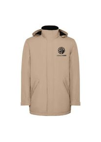 Werbeartikel: America wattierter Parka für Herren | Dark Sand | mit deinem Logo bedrucken