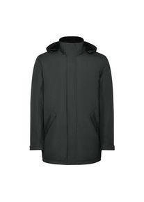Werbeartikel: America wattierter Parka für Herren | Dark Lead | mit deinem Logo bedrucken