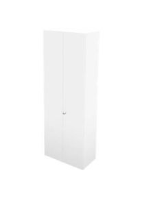 Schäfer Shop Schäfer Shop Genius Garderobenschrank TETRIS WALL, 2 Fachboden, Türanschlag rechts, B 800 x T 440 x H 2250 mm, weiss