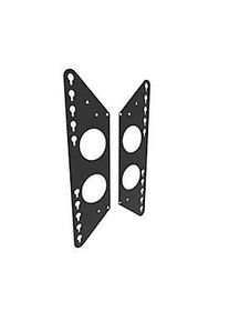 VESA Universal Adapter Set, f&uuml;r e-Box Mobile Stand- oder Wandhalterung bis 86", pulverbeschichteter Stahl, schwarz