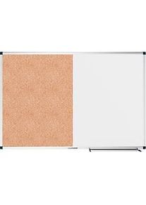 Kombiboard Legamaster UNITE, Pinboard & Whiteboard, B 900 x T 12,6 x H 600 mm, lackierter Stahl & Naturkork, weiss & braun
