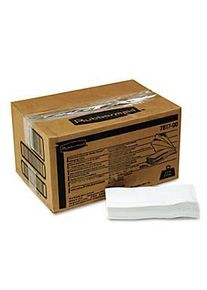 Wickeltischunterlagen Rubbermaid®, 2-lagig, antimikrobiell, Papier, L 355,6 x B 317,5 x H 152,4 mm, weiss, 320 Stück in Karton
