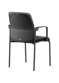 Interstuhl Hussen-Set C, für Besucherstühle, antimikrobiell, waschbar, schwarz