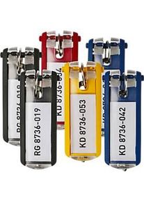 Durable Schlüsselanhänger Key Clip, sortiert, 6 Stück